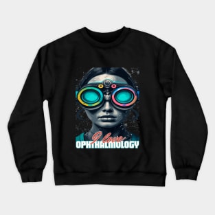 I love Ophthalmology Crewneck Sweatshirt